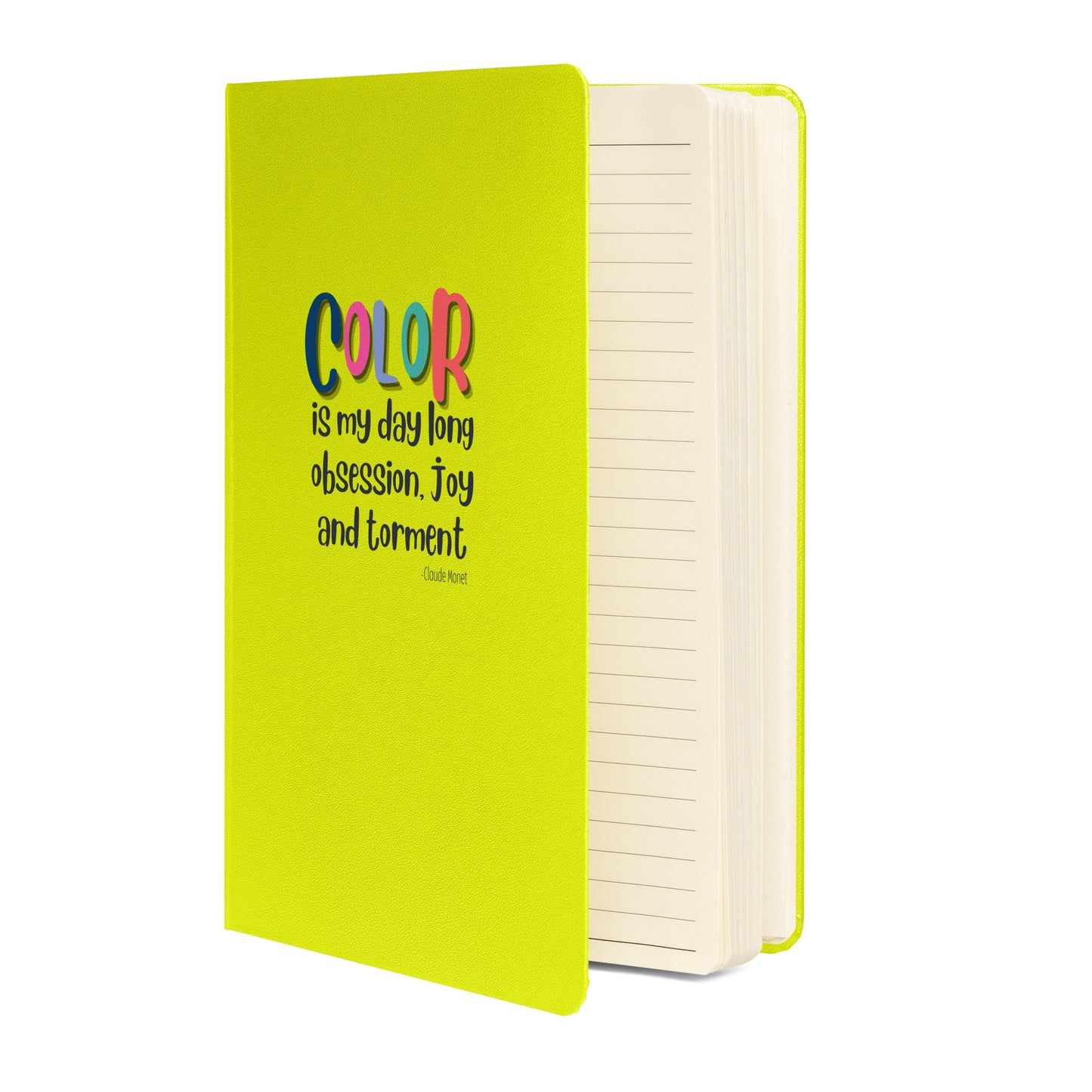 Color is my... hardcover bound notebook journal, creative musings.